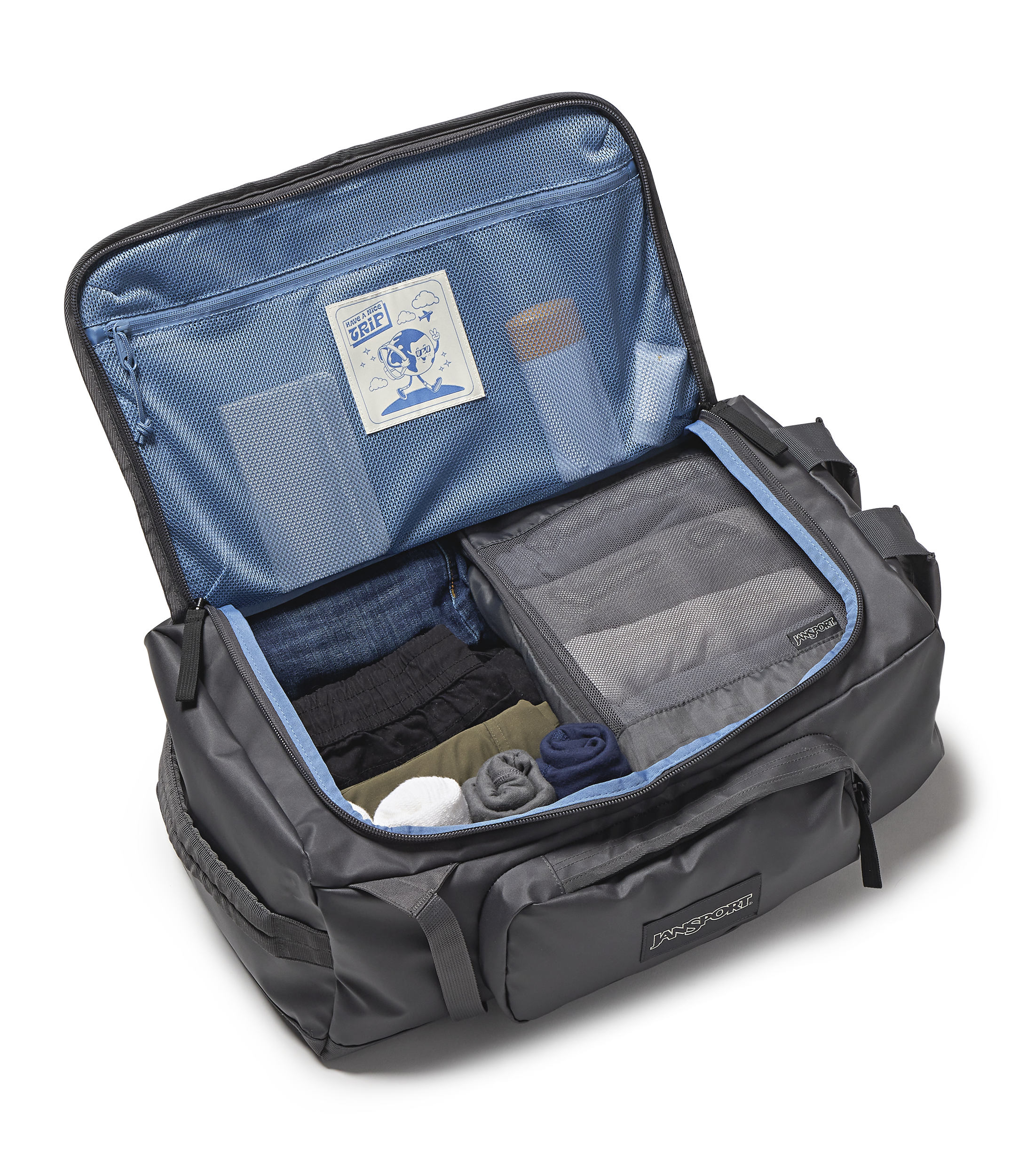 Convertible Duffel Toiletry Bag Smokey Grit Set - Image 4
